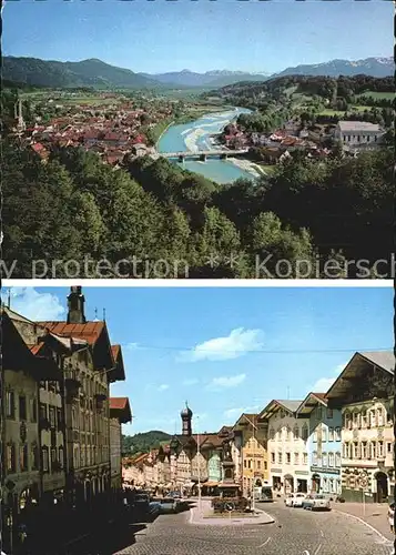 Toelz Bad Alte Marktstrasse Panorama Kat. Bad Toelz