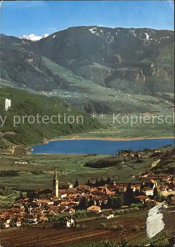 Kaltern See ueberetsch Kat. Kaltern am See