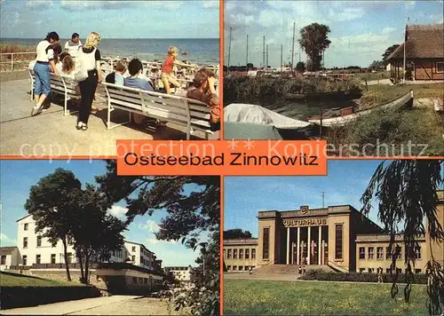Zinnowitz Ostseebad Strand Achterwasser Erholungsheim VEB Chemiekombinat Bitterfeld