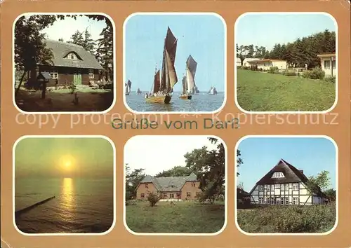 Darss Region Ostsee Ribnitz Damgarten Prerow Forsthaus Zeesenbootregatta Fachwerkhaus Kat. Wieck Darss