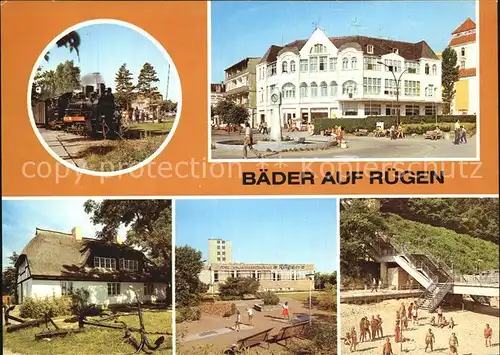 Ruegen Baabe Schmalspurbahn Binz Kaufhaus Goehren Heimatmuseum Sellin Kat. Bergen