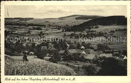 Vogelsberg Hessen Ortsansicht  Kat. Schotten