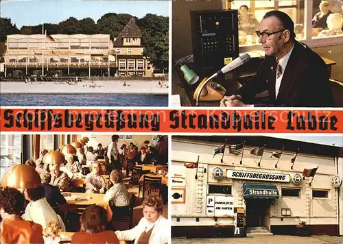 Laboe Schiffsbegruessung Strandhalle  Kat. Laboe