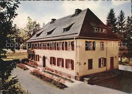 Silberbach Eger Evangelische Erholungsheim Haus Silberbach Kat. Selb