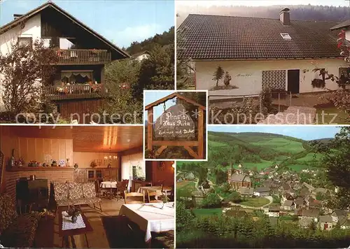 Zueschen Sauerland Pension Haus Rita  Kat. Winterberg