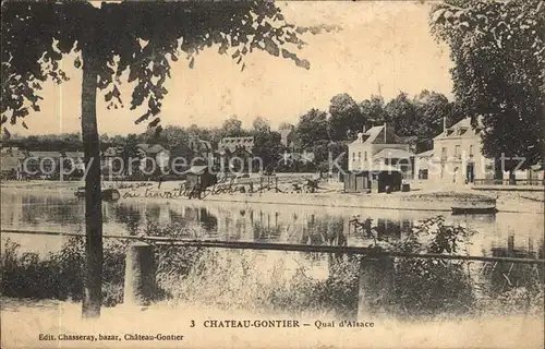 Chateau Gontier Quai d Alsace Kat. Chateau Gontier