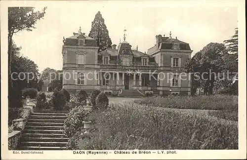 Daon Chateau de Breon Schloss Kat. Daon