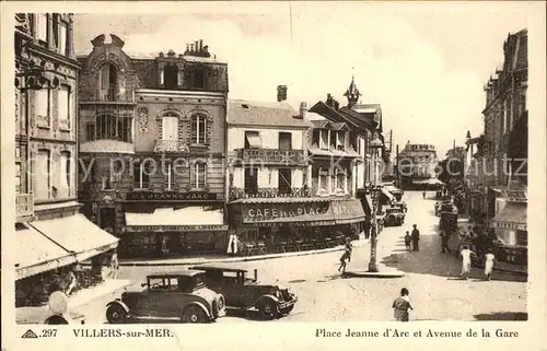 Villers sur Mer Place Jeanne d Arc Avenue de la Gare Kat. Villers sur Mer