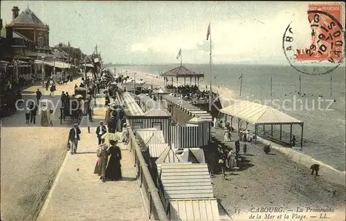 Cabourg La Promenade de la Mer et la Plage Strand Kat. Cabourg