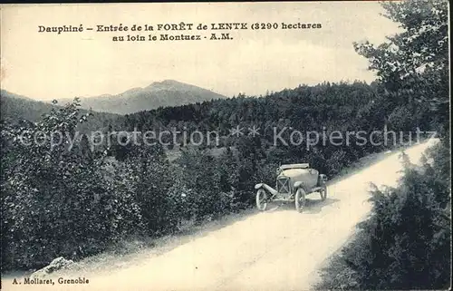 Dauphine Entree de la Foret de Lente au loin le Montuez Kat. Grenoble