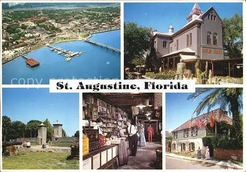 St Augustine Fliegeraufnahme Hafen  Kat. 
