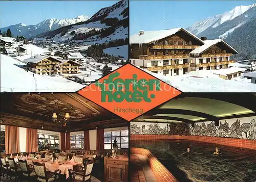 Hirschegg Kleinwalsertal Vorarlberg Ferienhotel  Kat. Mittelberg