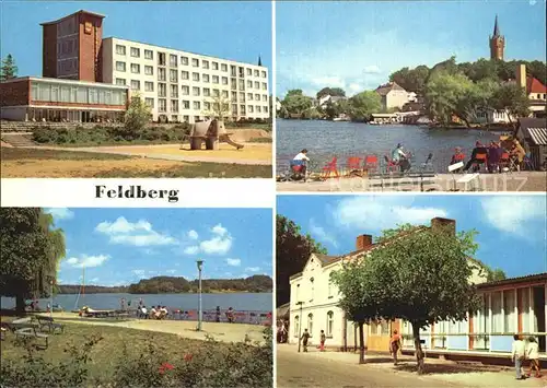Feldberg Mecklenburg Erholungsheim Freundschaft mit Bettenhaus Kat. Feldberger Seenlandschaft