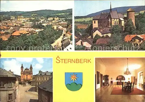 sternberk Fliegeraufnahme Kirche Kat. Sternberg