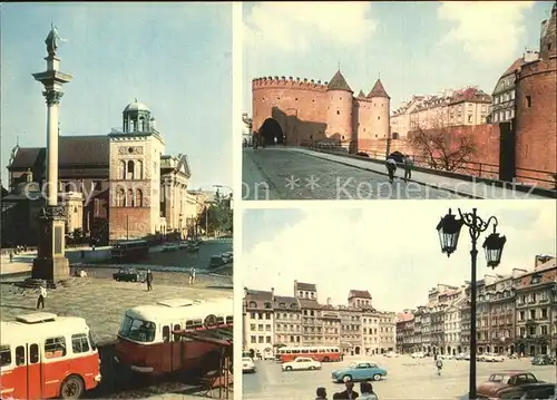 Warszawa Ryneck Starego Miasta Kat. Warschau Polen