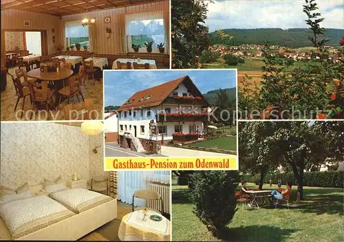 Wahlen Gasthaus Pension zum Odenwald Kat. Losheim
