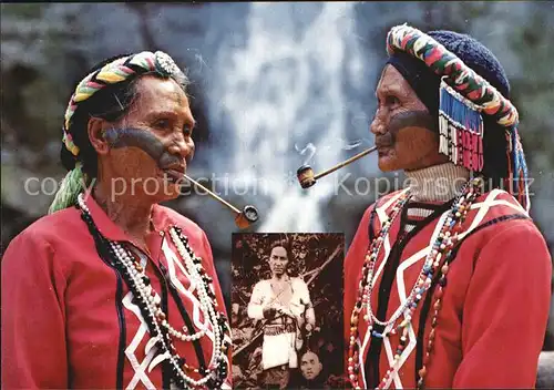 Taiwan aborignal customes Hunting Head an Tattoo Kat. Taiwan