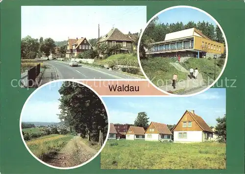 Waldau Hildburghausen FDGB Erholungsheim Bergkristall Bungalows