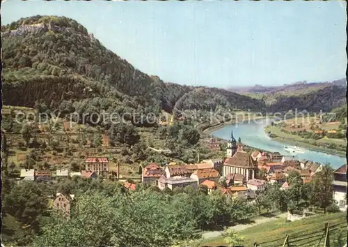 Koenigstein Saechsische Schweiz Panorama Kat. Koenigstein Saechsische Schweiz