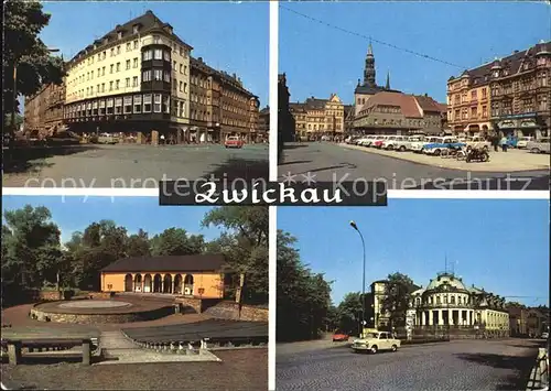 Zwickau Sachsen Ringkaffee Markt Freilichtbuehne Milchbar Kat. Zwickau