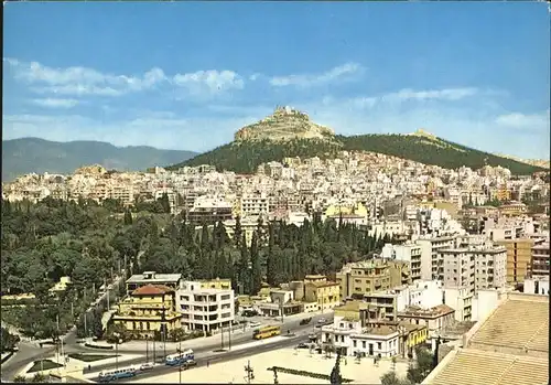 Athen Griechenland Panorama Lycabette Kat. 