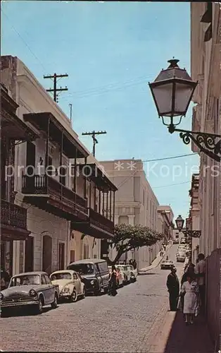 San Juan Puerto Rico Cristo Street Kat. San Juan