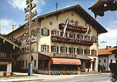 Grassau Chiemgau Gasthaus zur Post  Kat. Grassau