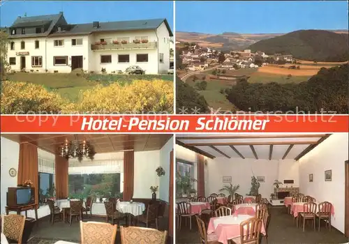 Langscheid Eifel Hotel Schloemer  Kat. Bad Muenstereifel