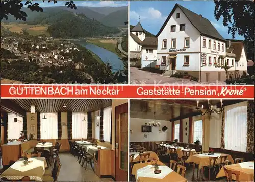 Guttenbach Gaststaette Krone  Kat. Neckargerach