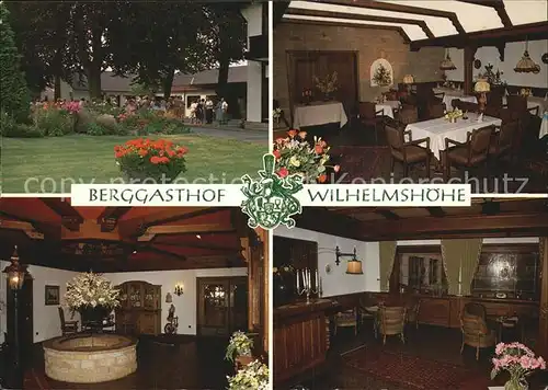 Stemwede Berggasthof Wilhelmshoehe  Kat. Stemwede