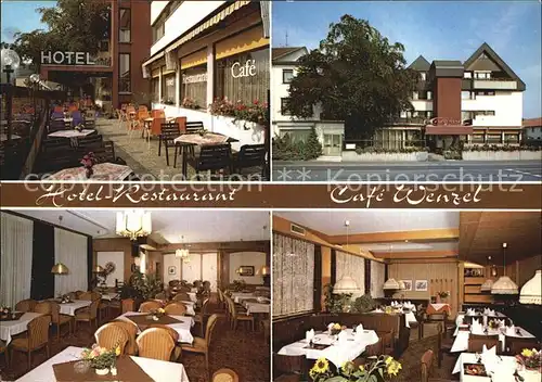 Bad Hersfeld Hotel Cafe Wenzel  Kat. Bad Hersfeld