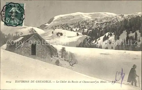 Grenoble Chalet de Recoin et Chamrousse en hiver Kat. Grenoble