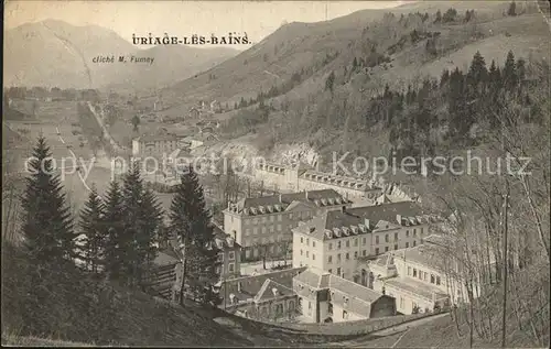 Uriage les Bains Isere Vue generale Alpes Kat. Vaulnaveys le Haut