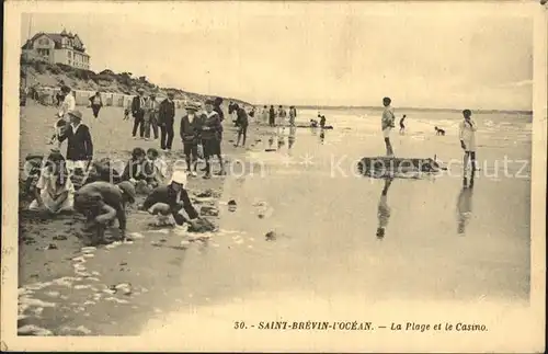 Saint Brevin l Ocean Loire Atlantique La Plage et le Casino Kat. Saint Brevin les Pins