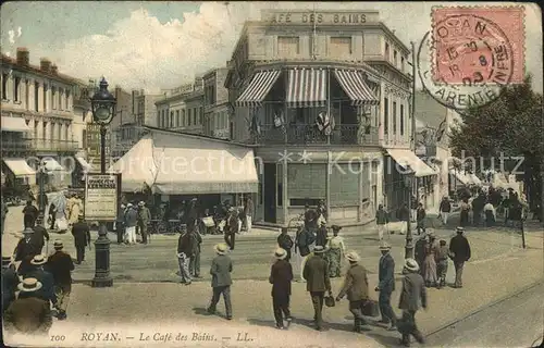 Royan Charente Maritime Cafe des Bains Kat. Poitiers Charentes