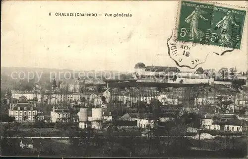 Chalais Charente Vue generale Kat. Chalais