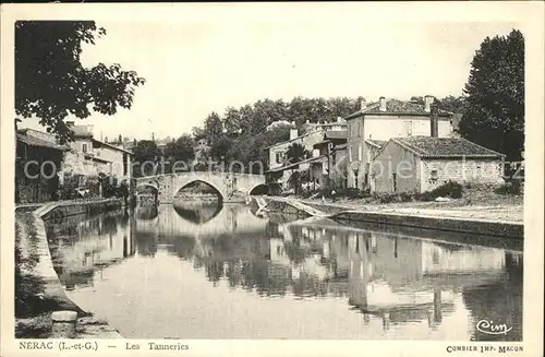 Nerac Les Tanneries Pont Kat. Nerac