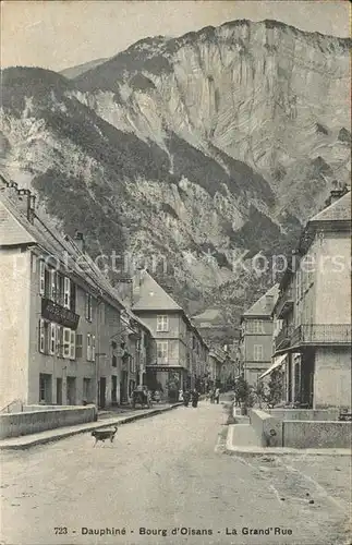 Bourg d Oisans La Grande Rue Alpes Kat. Le Bourg d Oisans