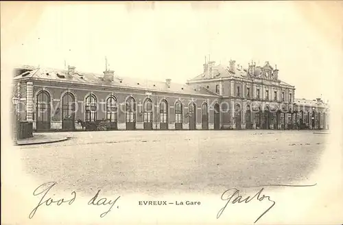Evreux La Gare Bahnhof Kat. Evreux