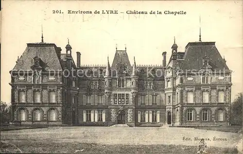 Lyre Chateau de la Chapelle Schloss