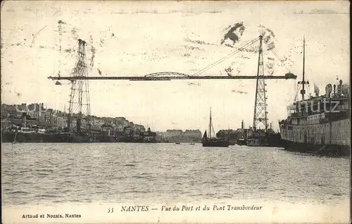 Nantes Loire Atlantique Vue du Port Pont Transbordeur Kat. Nantes