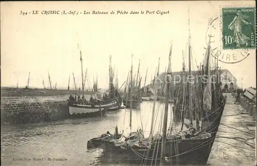 Le Croisic Les Bateaux de Peche dans le Port Ciguet Kat. Le Croisic