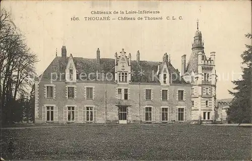 Thouare sur Loire Chateau Collection Chateaux de la Loire Inferieure Kat. Thouare sur Loire