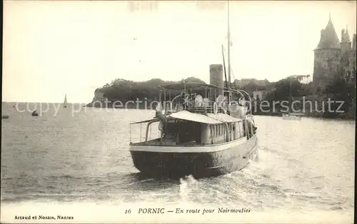 Pornic En route pour Noirmoutier Bateau Kat. Pornic