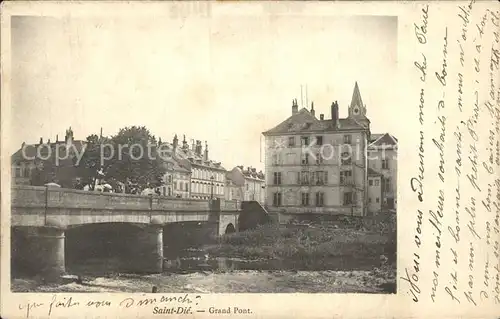 Saint Die des Vosges Grand Pont Kat. Saint Die des Vosges