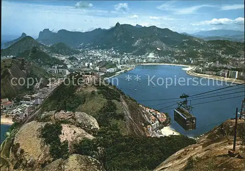 Rio de Janeiro Vista panoramica do alto do Pao de Acucar Kat. Rio de Janeiro