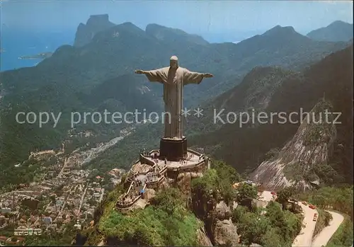 Rio de Janeiro Vista aerea Cristo Redentor Kat. Rio de Janeiro