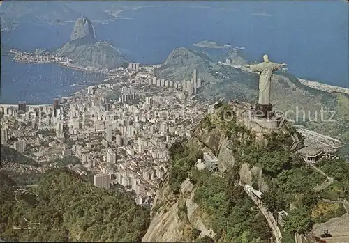 Rio de Janeiro Vista aerea Cristo Redentor Kat. Rio de Janeiro