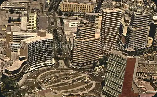 Mexico City Air view of Columbus Circle Kat. Mexico