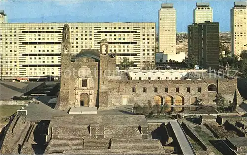 Tlatelolco Aerial view of the habitation unit of Nonoalco Kat. Mexico City